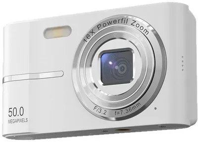 Obrázok produktu pre Strieborná digitálna kamera s vysokým rozlíšením 1080p, 44 miliónov snímok, 16-násobný digitálny zoom, vnútorná kamera odolná proti rušeniu