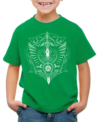 Produktbild von style3 Wappen Kinder T-Shirt link gamer