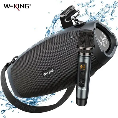 Immagine prodotto di Altoparlante Bluetooth portatile - 70W - Con microfono wireless - Impermeabile - Ideale per uso esterno