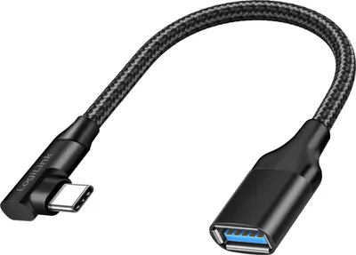 Image de Câble USB-C coudé USB 3.2 15 W 0,2 m