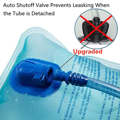Imagen del producto de Botella de agua resistente a fugas, libre de BPA, de 1,5/2/3 litros, ideal para actividades al aire libre y senderismo