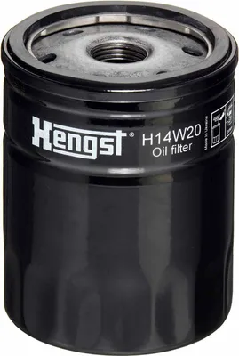 Image de Filtre à huile HENGST FILTER H14W20 pour FORD Fiesta Mk4 (berline 3 portes), FIESTA III (GFJ), SIERRA (GBG, GB4), MONDEO II break (BNP), MONDEO II (BAP)