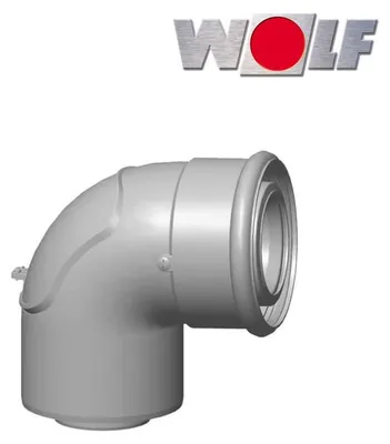 Zdjęcie produktu dla Kolano inspekcyjne Wolf DN60/100-87° 2651730