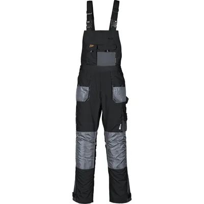 Produktbild von Terrax TTJ-Revolution Latzhose schwarz/grau Gr. 50