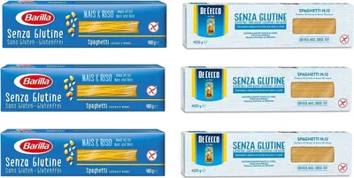 Produktbild von TESTPAKET Gluten Free Senza Glutine De Cecco Barilla Spaghetti Glutenfrei italienische pasta ( 6 x 400g )
