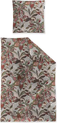 Produktbild von Irisette Mako-Satin Bettwäsche-Garnitur Wave 8528 Farbe multi Größe 135x200+80x80