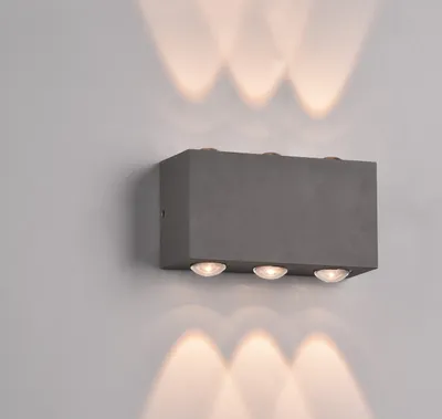 Produktbild von LED Außenwandleuchte Anthrazit Up and Down Light