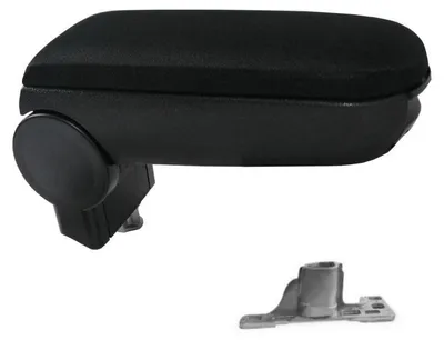 Immagine prodotto di Nuovo bracciolo/vano portaoggetti per auto per VW Passat (B5) / Audi A4 (B5) 96–01 con rivestimento in tessuto nero