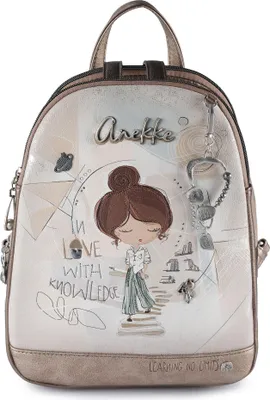 Productafbeelding van Anekke rugzak voor dames, model Sophia, kleur taupe