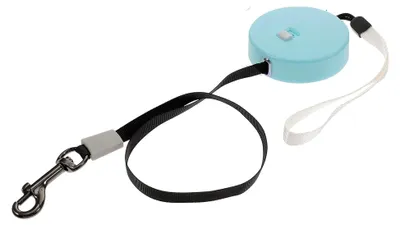 Produktbild von Automatische, einziehbare Hundeleine aus robustem Nylon mit verstellbarem Seil und stabilem Haken für Spaziergänge mit kleinen Hunden