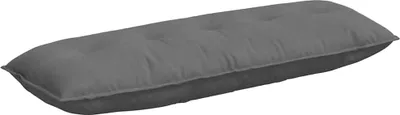 Immagine prodotto di vidaXL Cuscino per lo schienale grigio scuro 140 x 50 cm in tessuto microfibra