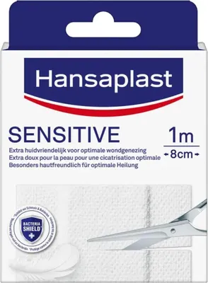 Produktbild von Hansaplast - Sensitive Pflaster - Wundversorgung - 1m x 8cm - 1 Stück