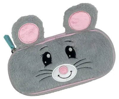 Produktbild von Feder-Mäppchen Kinder für Mädchen Maus Etui Federmappe bambino