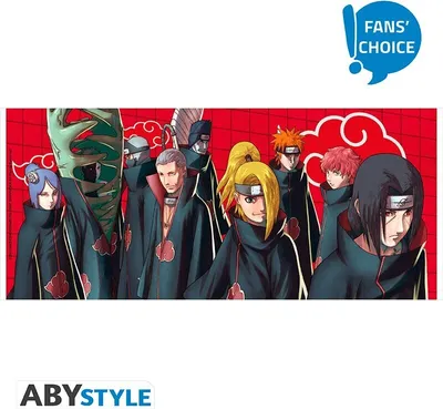 Obrázok produktu pre Keramický hrnček Naruto Shippuden - Artwork Akatsuki (320 ml)