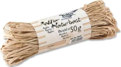 Produktbild von Naturbast Bündel 50g natur Packung mit 10 Stück