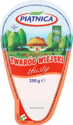 Zdjęcie produktu dla Twaróg Wiejski Tłusty Piątnica 250g