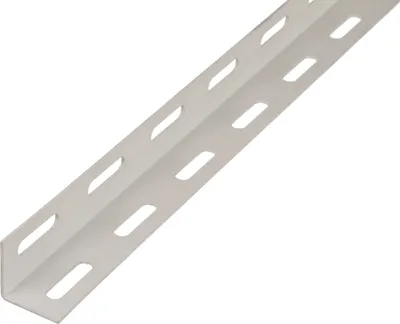 Zdjęcie produktu dla Alberts 423742 Profil kątowy, powlekany białym tworzywem sztucznym, 1000 x 27 x 27 mm, zestaw 2 szt