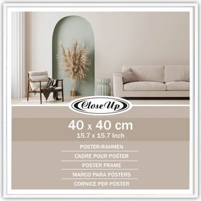Produktbild von Posterrahmen 40 x 40 cm weiß