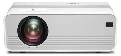 Zdjęcie produktu dla TECHNAXX TX-127 biały Mini projektor (LED, odtwarzacz multimedialny, 2-watowe głośniki stereo, rozmiar projekcji od 27 do 150 cali)