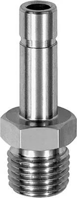 Produktbild von Riegler Gewinde-Stecknippel, R 1/8 a. , Stecknippel 6 mm, ES 1.4404