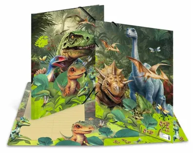 Image de HERMA Sammelmappen A3 Karton Dino World