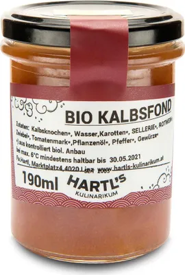 Produktbild von Kalbsfond 190g  - Fertiggericht von Hartls Kulinarikum
