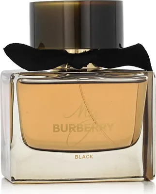 A bottle of Burberry My Burberry Black perfume for women.