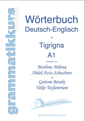 Produktbild von Wortschatz Deutsch-Englisch-Tigrigna Niveau A1