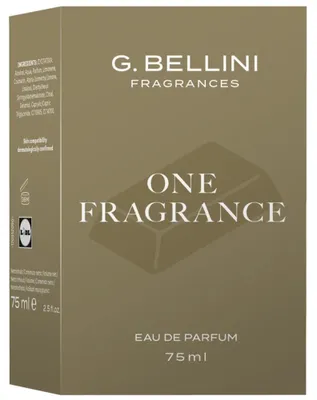 Immagine prodotto di G. Bellini Fragrances, ONE FRAGRANCE, Eau de PARFUM spray da uomo, 75 ml