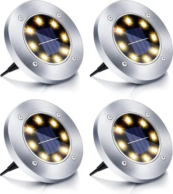 Obrázok produktu pre Solárne vonkajšie osvetlenie do záhrady, solárne podlahové svietidlá, solárne vonkajšie svietidlá napájané solárnou energiou.