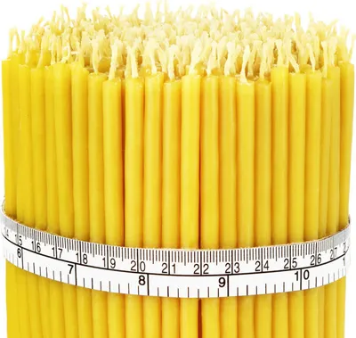 Produktbild von 1400x Qualität dünne Wachskerzen Höhe 12,5cm Kirche ca. 3,9kg Altarkerzen 36260