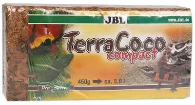 Productafbeelding van JBL TerraCoco Compact 450 gram 5 liter kokoschips bodembedekking voor terraria
