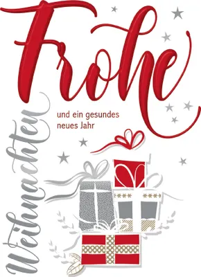 Produktbild von CACTUS Weihnachtskarte "Geschenke"