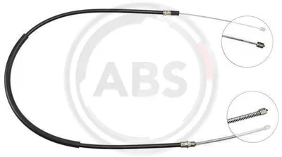 Produktbild von A.B.S. Handbremsseil Seilzug Feststellbremse für RENAULT TRAFIC Kasten (TXX) Hinten Links K12467