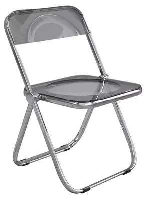Image de Chaise pliante transparente au design ergonomique