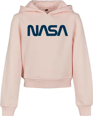 Produktbild von Mister Tee Hoodie Kids NASA Cropped Hoody Pink-122/128