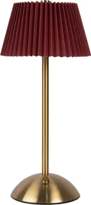 Produktbild von Clayre & Eef Tischlampe 14x31 cm Rot Metall