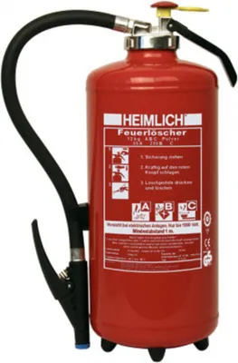 Produktbild von Heimlich 12kg ABC Pulver Auflade Feuerlöscher 55A = 15 LE