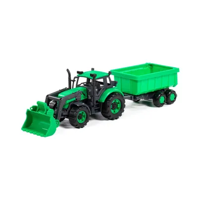 Produktbild von Polesie Traktor Mit Schaufel Und Anhänger One Size