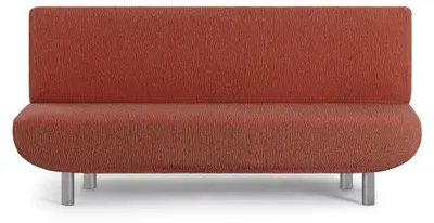 Sofaüberwurf 3-Sitzer Lycra Orange 9 elastisch