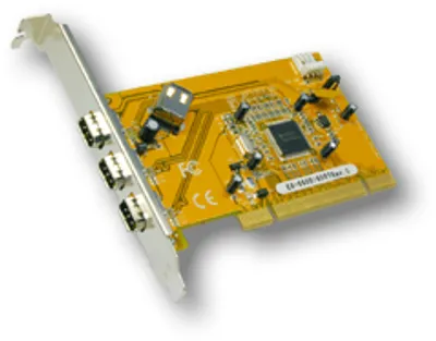 Produktbild von EXSYS FireWire 1394A with 3+1 ports, 32-Bit