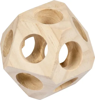 Obrázek produktu pro Hračka hlod. dřevo koule s dírami Duvo+10cm