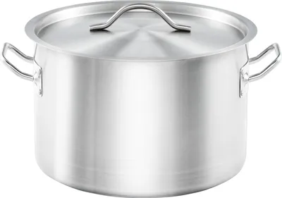 Produktbild von Kochtopf mit Deckel, mittelhohe Form, Serie ONSET, Ø 200 mm, Höhe 120 mm, 3,8 L