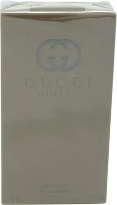 Obrázek produktu pro Gucci Guilty Absolute Pour Homme, Pánské, 90 ml, Nedoplnitelná lahvička, Sprej, ALCOHOL DENAT. AQUA (WATER), PARFUM (FRAGRANCE,) PEG-6 CAPRYLIC/CAPRIC GLYCERIDES, PEG-40..., 1 kusů