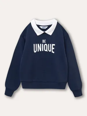 Produktbild von Mädchen-Sweatshirt Unique  - Navy - 128