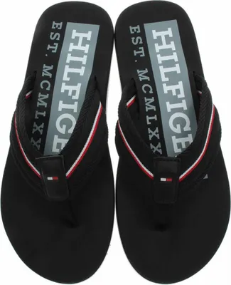 Produktbild von Tommy Hilfiger Strandpantoffeln FM0FM05436 BDS Schwarz 44