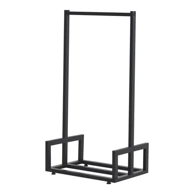Productafbeelding van And OutdoorMatch Houtopslagrek Wissie – Rek – Houtopslag – 50 x 35 x 95 cm – Metaal – Zwart