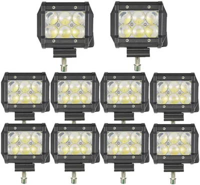 Produktbild von Greenmigo 10X 18W 4D LED Arbeitsscheinwerfer Rückfahrscheinwerfer Auto Beleuchtung