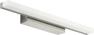 Obrázek produktu pro LED koupelnové svítidlo z nerezové oceli 4100 K neutrální bílé světlo 585 lm Š: 40,5 cm chrom bílý podlouhlý