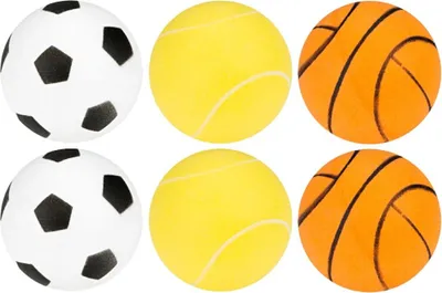 Obrázek produktu pro Get & Go Multipack 4 balení po 6 ks Print 6 míčky na stolní tenis